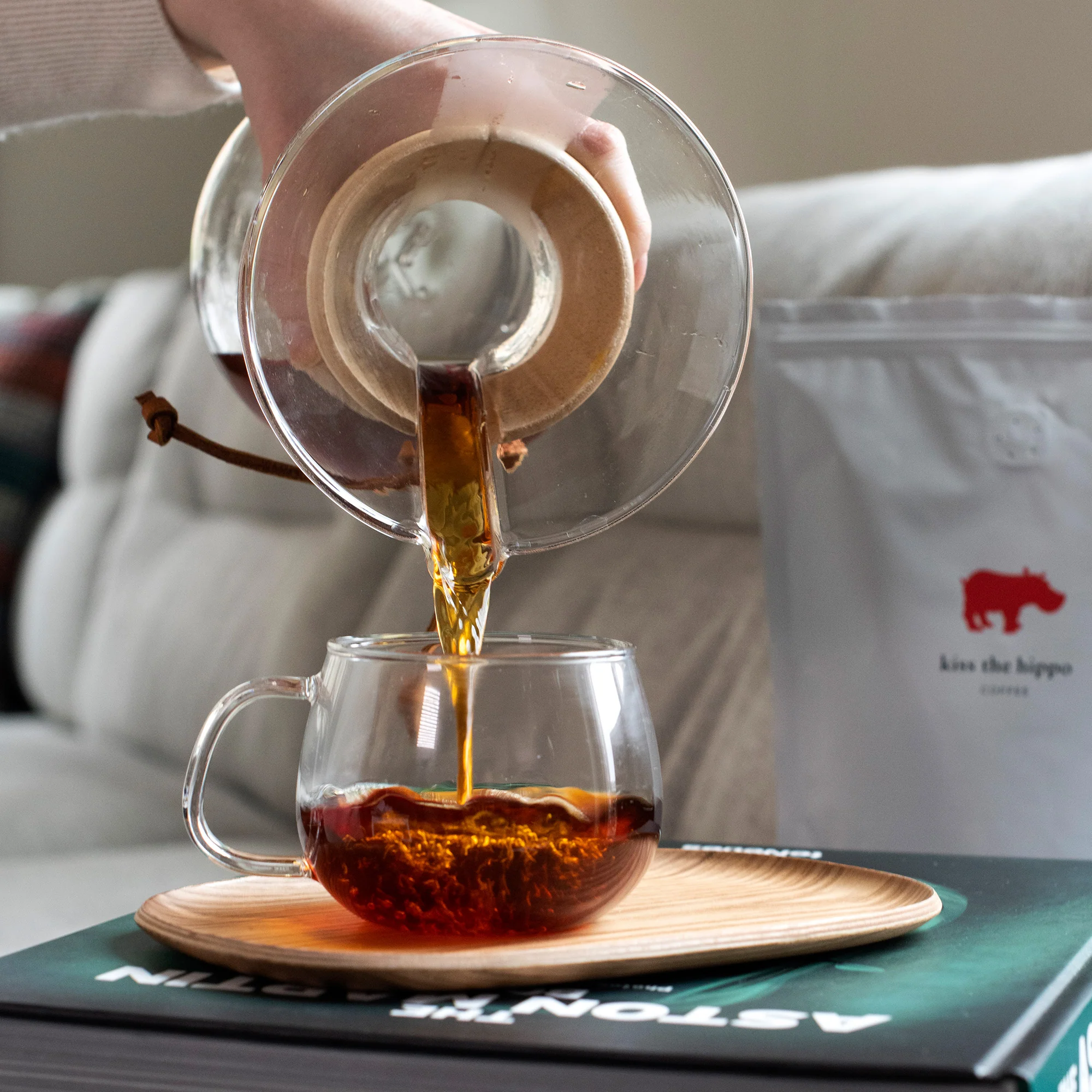 Coffee and Kinto Cup with Tray - Image 3